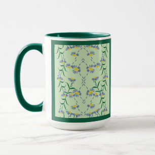 Tasse de la collection Soirée de Prairie Bleu, Jau