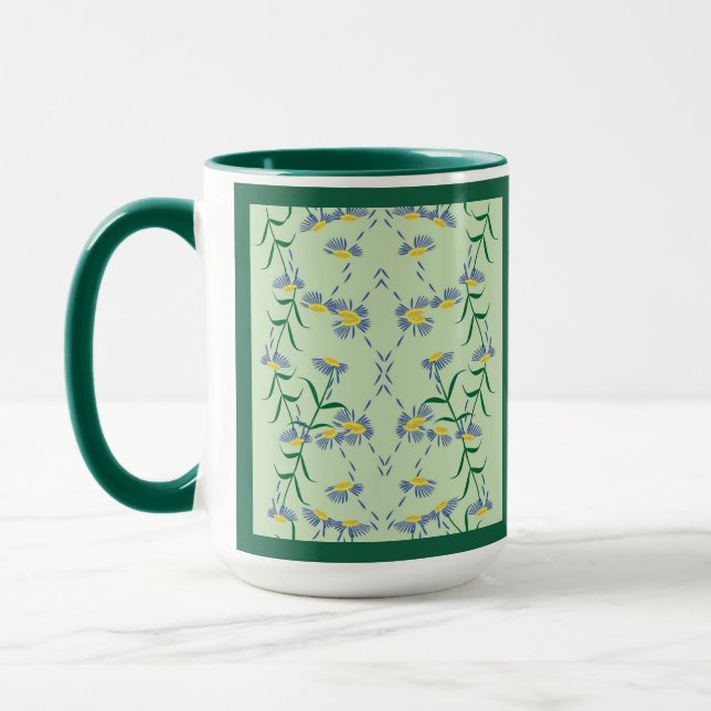 Tasse de la collection Soirée de Prairie Bleu, Jau (Gauche)