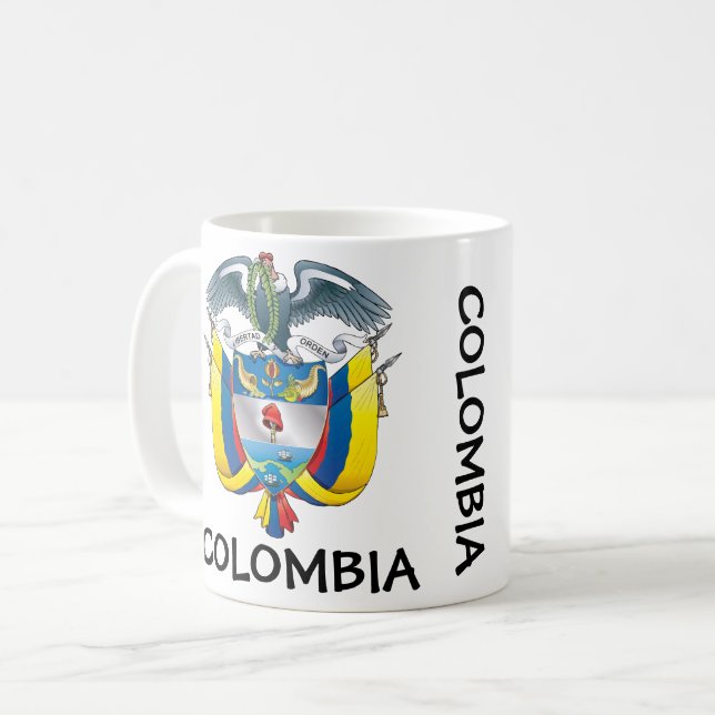 Tasse de la Colombie (Devant gauche)