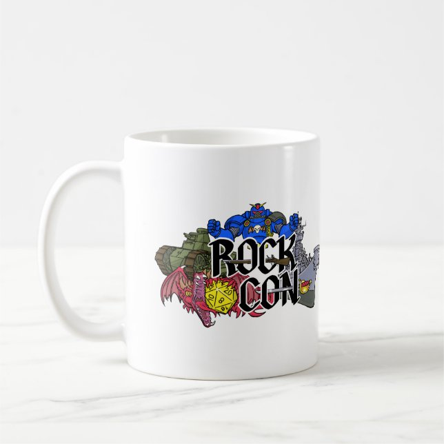 Tasse de la convention de jeu Rock-Con (Gauche)