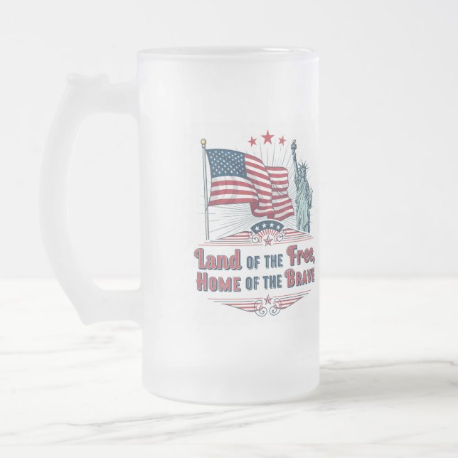 Tasse de la fête de l'Indépendance - Statue de la  (Gauche)