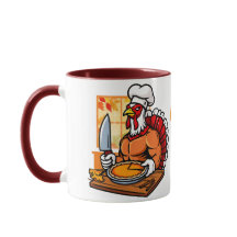 Tasse de la fête de Thanksgiving Nana dinde chef c