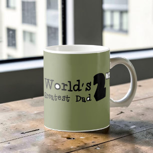 Tasse de la fête des Pères : 2ème meilleur papa du