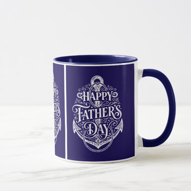 Tasse de la Fête des Pères nautique (Droite)