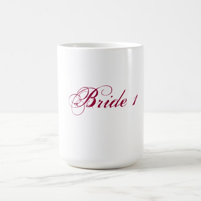 Tasse de la jeune mariée 1 pour les jeunes mariées (Centre)