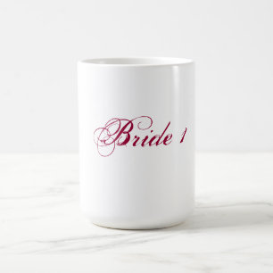 Tasse de la jeune mariée 1 pour les jeunes mariées