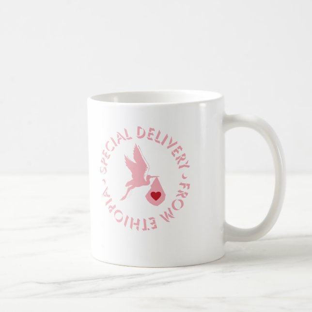 Tasse de la livraison spéciale - rose (Droite)