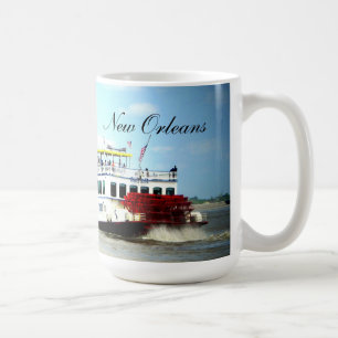 Tasse de la Nouvelle-Orléans de bateau à  vapeur