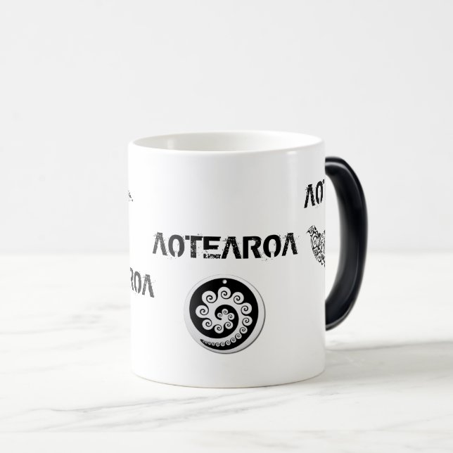 Tasse de la Nouvelle Zélande de kiwi d'AOTEAROA (Devant droit)