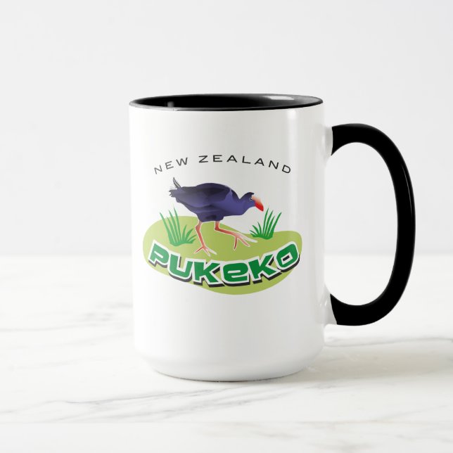 Tasse de la Nouvelle Zélande Pukeko (Droite)
