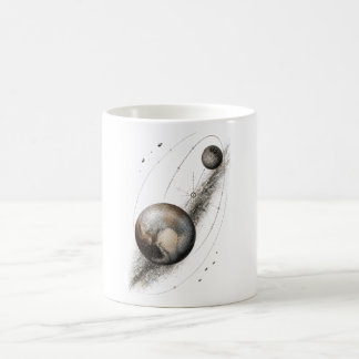 Tasse de la planète naine céleste Pluton, présage