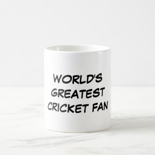 Tasse de la plus grande "fan du cricket du monde"