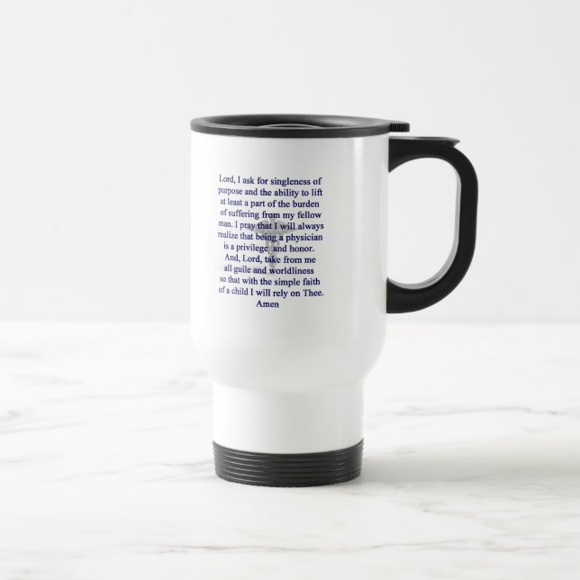 Tasse de la prière du médecin (Droite)