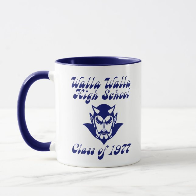 Tasse de la promotion 1977 de Wa-Hi (Gauche)