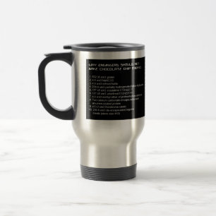 Tasse de la recette de l'ingénieur