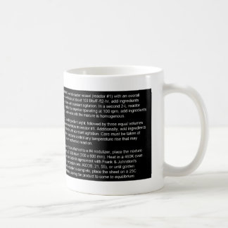 Tasse de la recette de l'ingénieur Geeky drôle