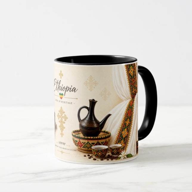 Tasse de la robe traditionnelle de l'héritage éthi (Devant droit)