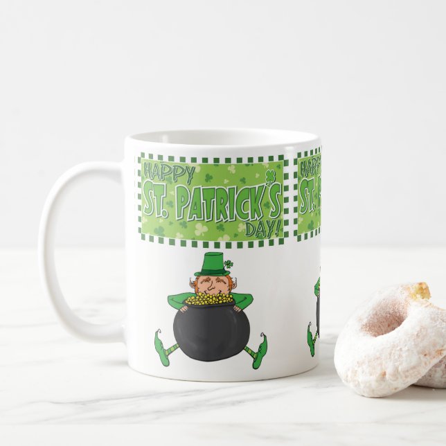 Tasse de la Saint-Patrick (Avec donut)