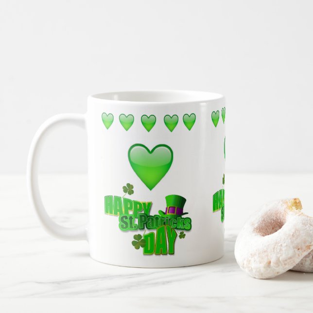 Tasse de la Saint-Patrick (Avec donut)