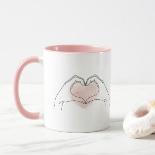 Tasse de la Saint-Valentin Always You Minimaliste