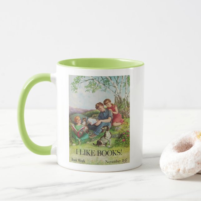 Tasse de la semaine du livre de 1962 enfants (Avec donut)