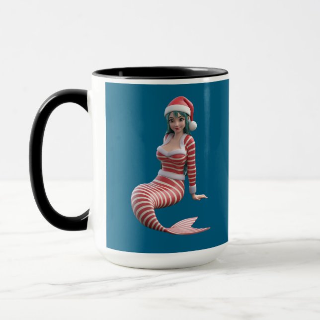 Tasse de la Sirène de Noël (Gauche)