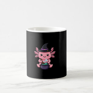 Tasse de la sorcière mignonne Axolotl Halloween