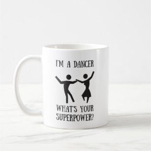 Tasse de la superpuissance de danseur