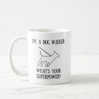 Tasse de la superpuissance de marcheur de chien