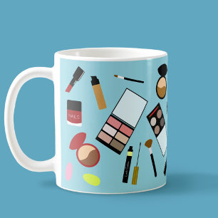 Tasse de la trousse d'outils d'artiste maquilleuse
