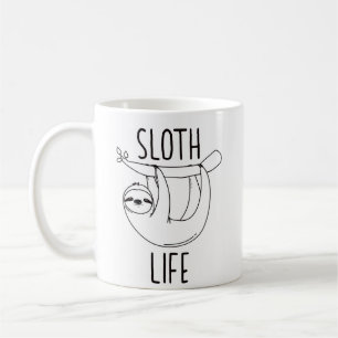 Tasse de la vie de paresse