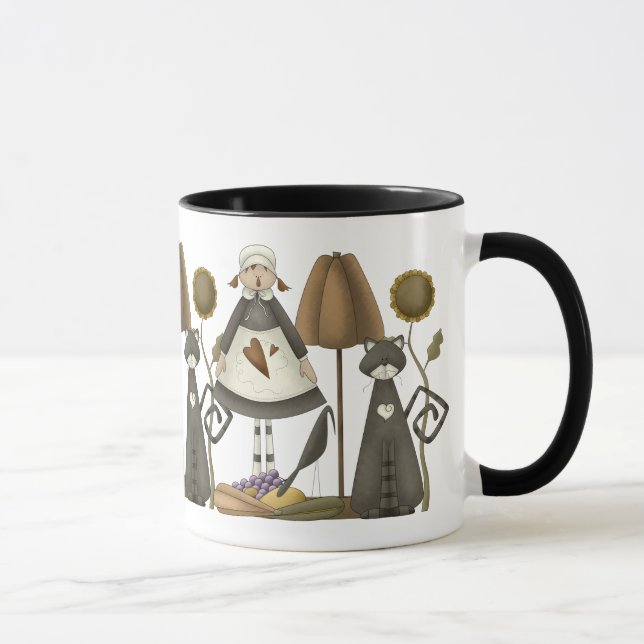 Tasse de la vie de pèlerin de thanksgiving (Droite)