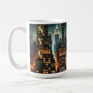 Tasse de la ville de NYC – Ligne d'horizon embléma