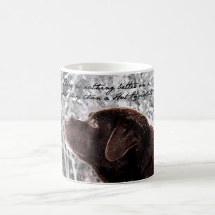 Tasse de laboratoire de chocolat