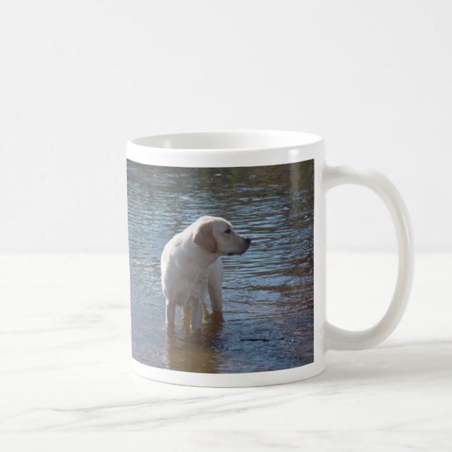 Tasse de labrador retriever au lac (Droite)