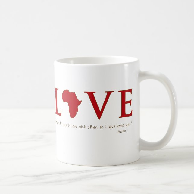 Tasse de l'Afrique d'amour (Droite)