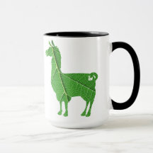 Tasse de lama de feuille