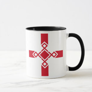 Tasse de l'Angleterre - croix anglo-saxonne de