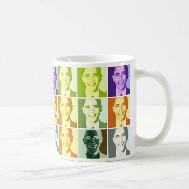 Tasse de l'art de bruit .esque Obama (Droite)