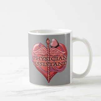 Tasse de l'Assistant de Médecin Cœur de Caducée