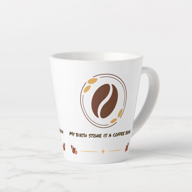 Tasse de latte avec citation drôle pour les amateu (Angle droit)