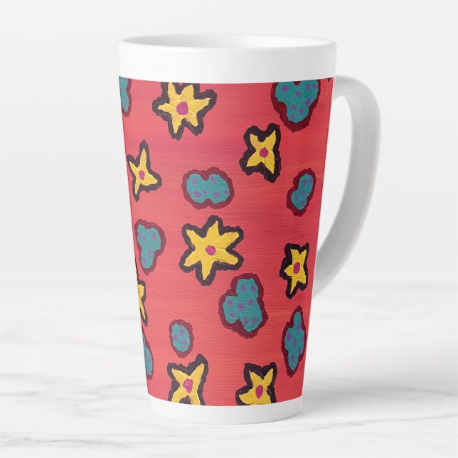 Tasse de latte calypso (Angle droit)