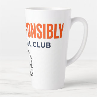 Tasse de Latte de Pickleball Dink Responsablement