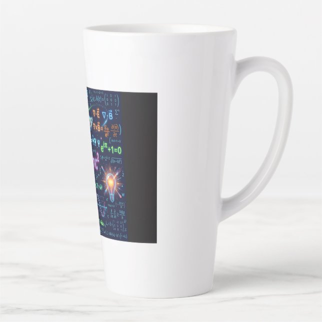 Tasse de Latte de Science de la Physique de l'Art  (Droite)