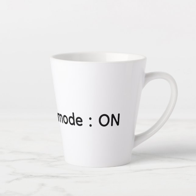 Tasse de Latte décrivez votre esprit  (Droite)