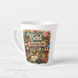 Tasse de Latte du Club d'Observation des Oiseaux