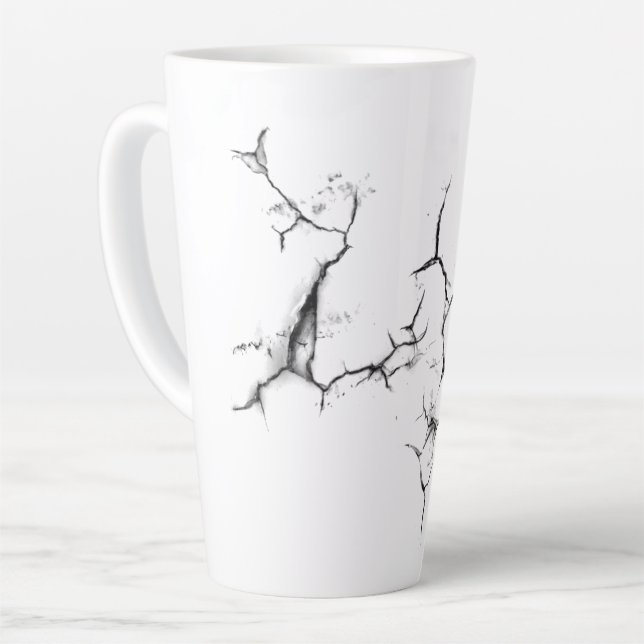 Tasse de Latte Fêlée (Angle gauche)