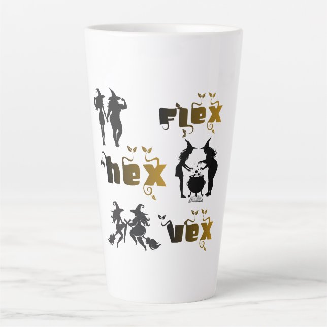 Tasse de latte flexible, ensorcelante et agaçante (Devant)