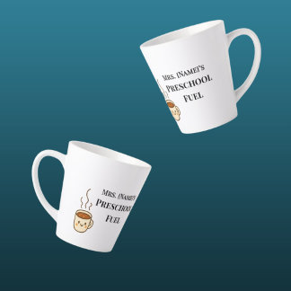 Tasse de latte personnalisée pour enseignante de m
