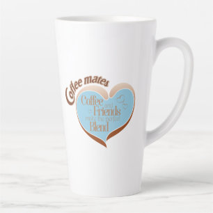 Tasse de latte pour compagnons de café